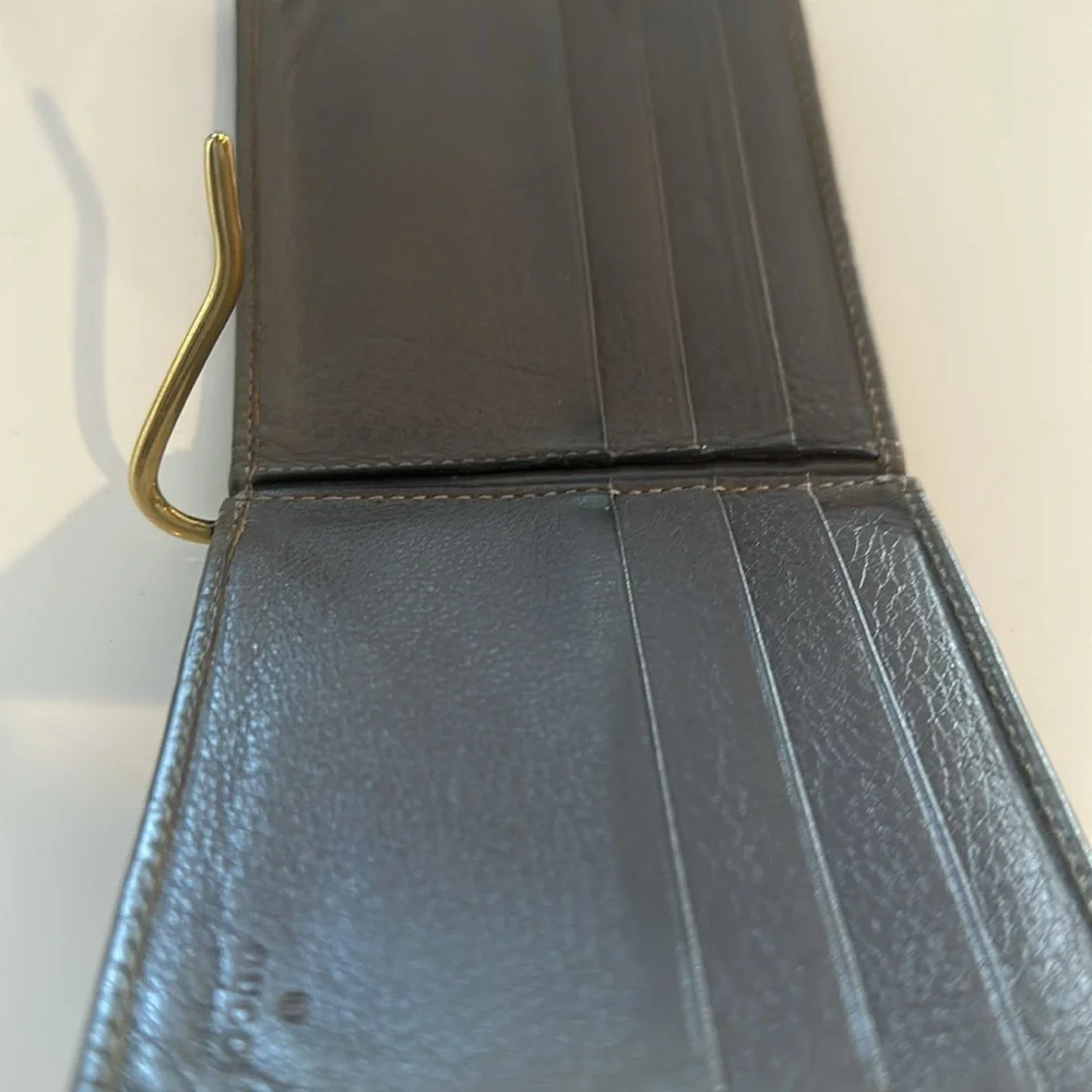 Gucci Grey and Gold Money Clip